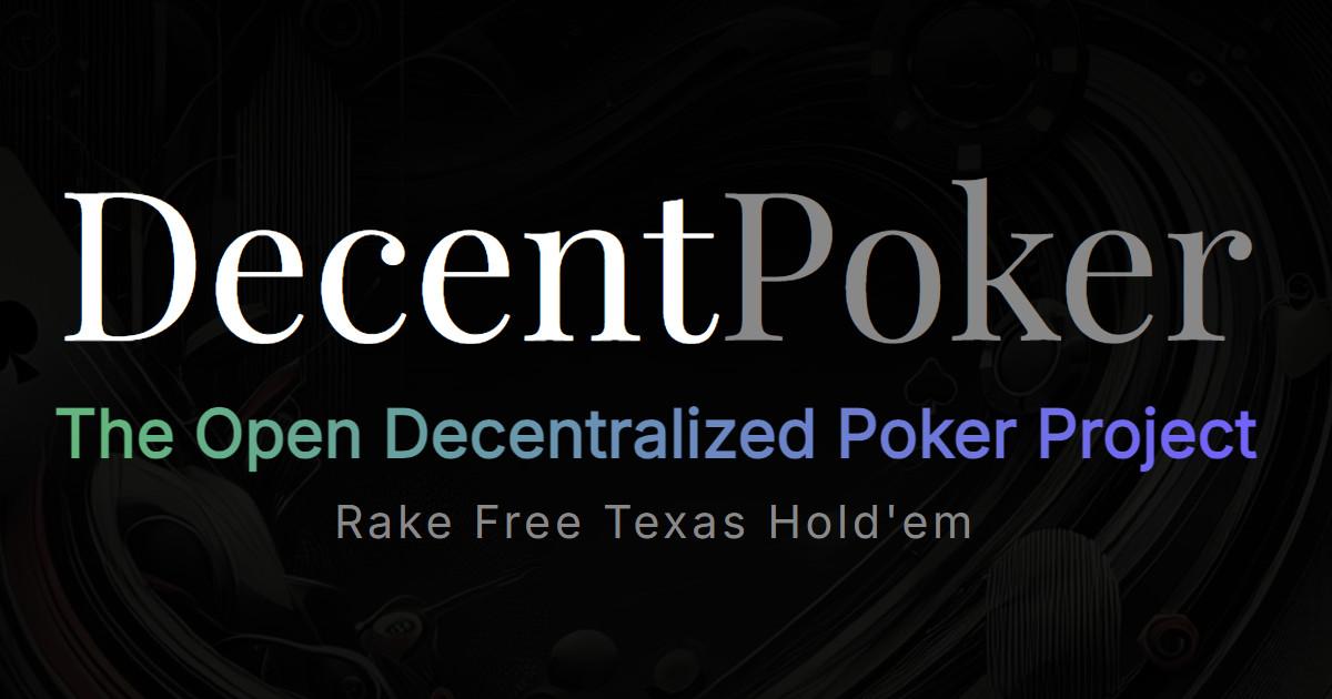 DecentPoker